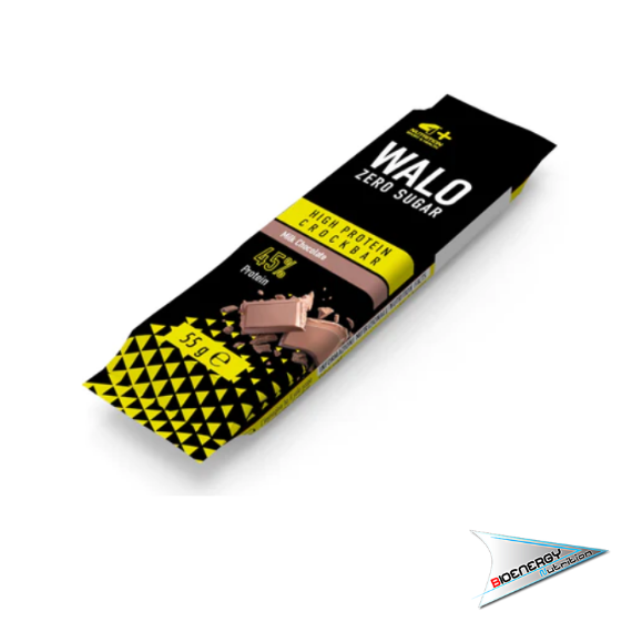 4PiuNutrition-WALO ZERO SUGAR HP (Conf. 20 barrette da 55 gr)   Milk Chocolate  